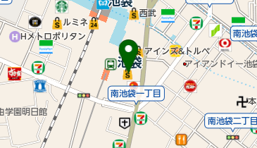 三省堂書店池袋本店の地図画像