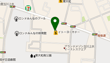 くまざわ書店リコパ東大和店の地図画像