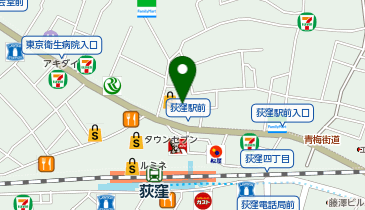 ブックオフPLUS荻窪駅北口店の地図画像
