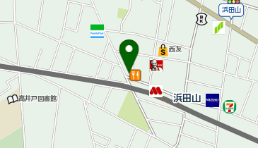 ブックオフ浜田山駅前店の地図画像