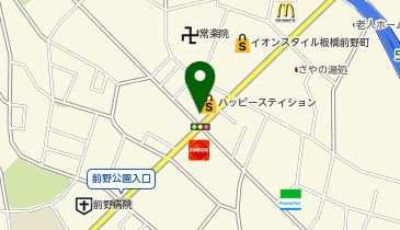 ブックオフ板橋前野店の地図画像