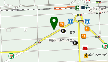 ブックオフ国立駅南口店の地図画像