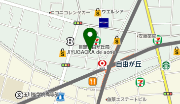 ブックオフ自由が丘駅前店の地図画像
