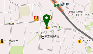 ブックオフパサージオ西新井店の地図画像