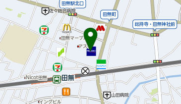 ブックオフリヴィン田無店の地図画像