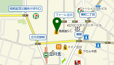 aidect立川高島屋S.C.店の地図画像