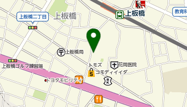 激安本舗上板橋店の地図画像