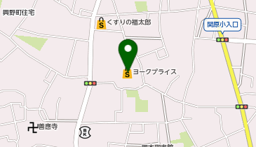 ヨークプライス西新井店の地図画像