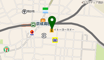 ダイソーイトーヨーカドー高砂店の地図画像