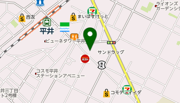 ダイソー平井店の地図画像