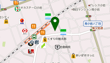 ダイソー小岩サンロード店の地図画像