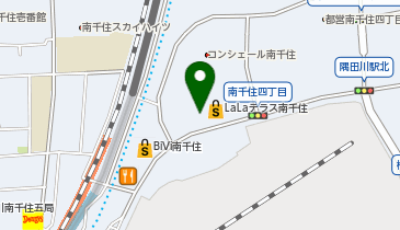 ダイソーLaLaテラス南千住店の地図画像