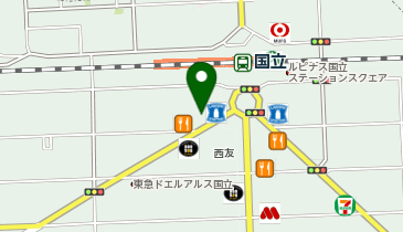 ダイソー国立駅前店の地図画像
