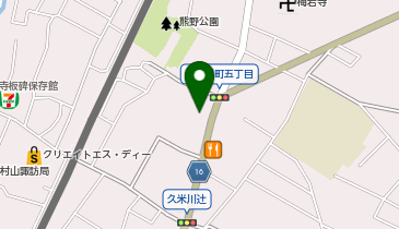 ダイソー東村山店の地図画像