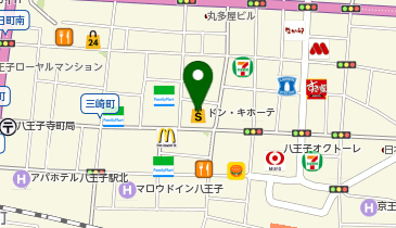 ダイソードン・キホーテ八王子駅前店の地図画像