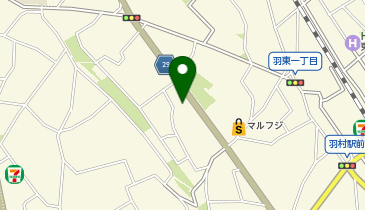ダイソー羽村店の地図画像