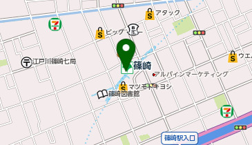 ダイソーライフ篠崎店の地図画像