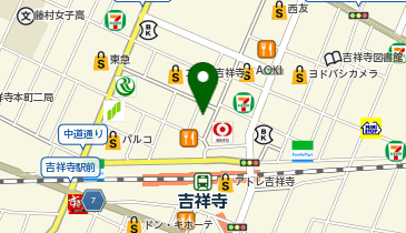 ダイソー吉祥寺サンロード店の地図画像