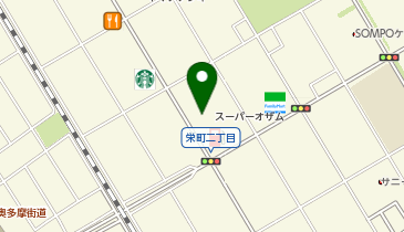 meets.栄町オザム店の地図画像