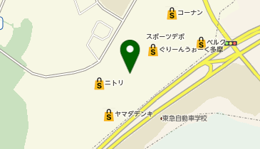ダイソーぐりーんうぉーく多摩店の地図画像