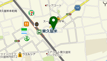 ダイソー東久留米駅前店の地図画像