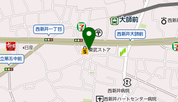 meets.大師前東武ストア店の地図画像