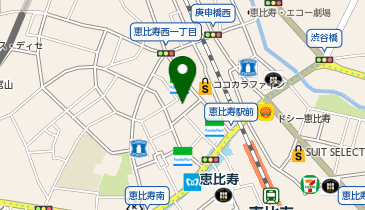 ダイソーピーコックストア恵比寿店の地図画像