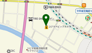 ダイソーベルクスモール浮間舟渡店の地図画像