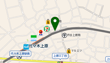 ダイソーアコルデ代々木上原店の地図画像