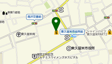 ダイソーイトーヨーカドー東久留米店の地図画像