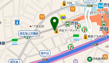 ダイソー渋谷マークシティ店の地図画像