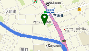 ダイソー本蓮沼駅前店の地図画像