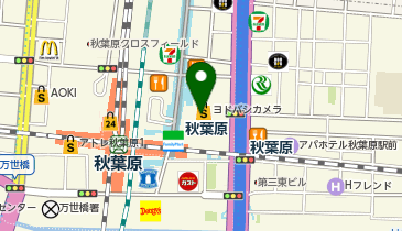 ダイソーヨドバシAKIBA店の地図画像