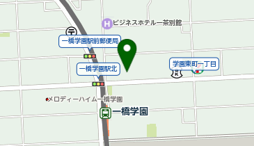 ダイソー一橋学園中央通り店の地図画像