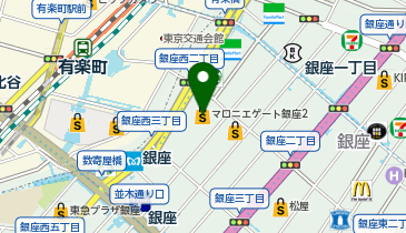 ダイソーマロニエゲート銀座店の地図画像