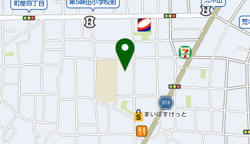ダイソーコモディイイダ町屋店の地図画像
