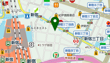 ダイソービックカメラ新宿東口店の地図画像