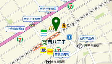 Seriaセレオ西八王子店の地図画像