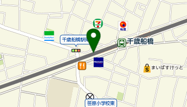 シュー・プラザ千歳船橋店の地図画像