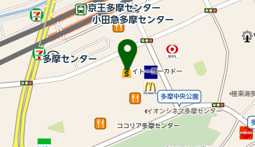 靴チヨダ多摩センター店の地図画像