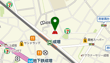 TOKYO SHOES RETAILING CENTER西友成増店の地図画像