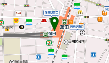 auショップ蒲田の地図画像