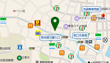 auショップ池袋西口の地図画像