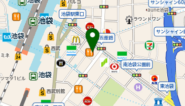 auショップ池袋東口の地図画像