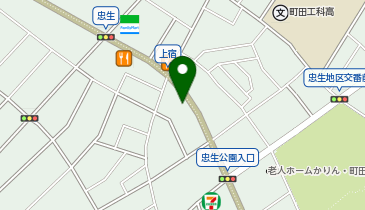auショップ町田木曽の地図画像