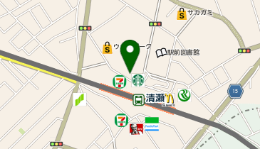 auショップ清瀬の地図画像