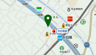 auショップ中目黒の地図画像