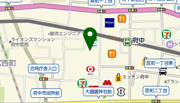 ドコモショップ府中店の地図画像