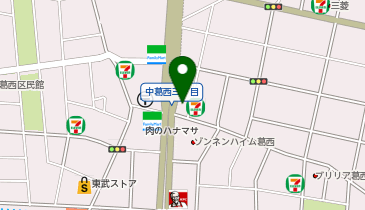 ドコモショップ葛西店の地図画像