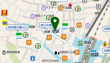 auショップ池袋西口駅前の地図画像